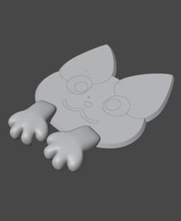 Cat Paperweight 3d model