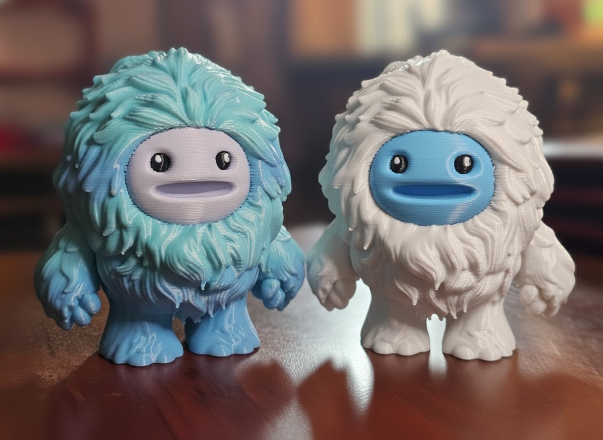 Cute Little Yeti 3d model