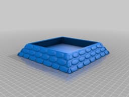 WORN STONE PYRAMID with SECRET COMPARTMENT 3d model