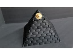 WORN STONE PYRAMID with SECRET COMPARTMENT 3d model