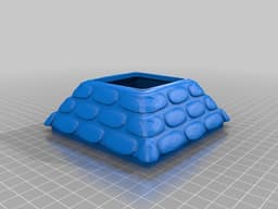 WORN STONE PYRAMID with SECRET COMPARTMENT 3d model