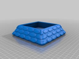 WORN STONE PYRAMID with SECRET COMPARTMENT 3d model