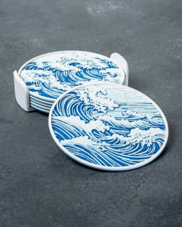 Wave Coasters 3d model