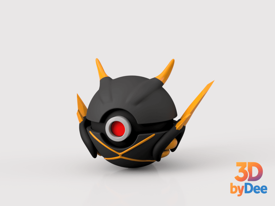 Mewtwo (Shadow X) Poke Ball 3d model