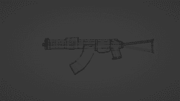 LOWPOLY AKS74 SMG for 3D printing 3d model