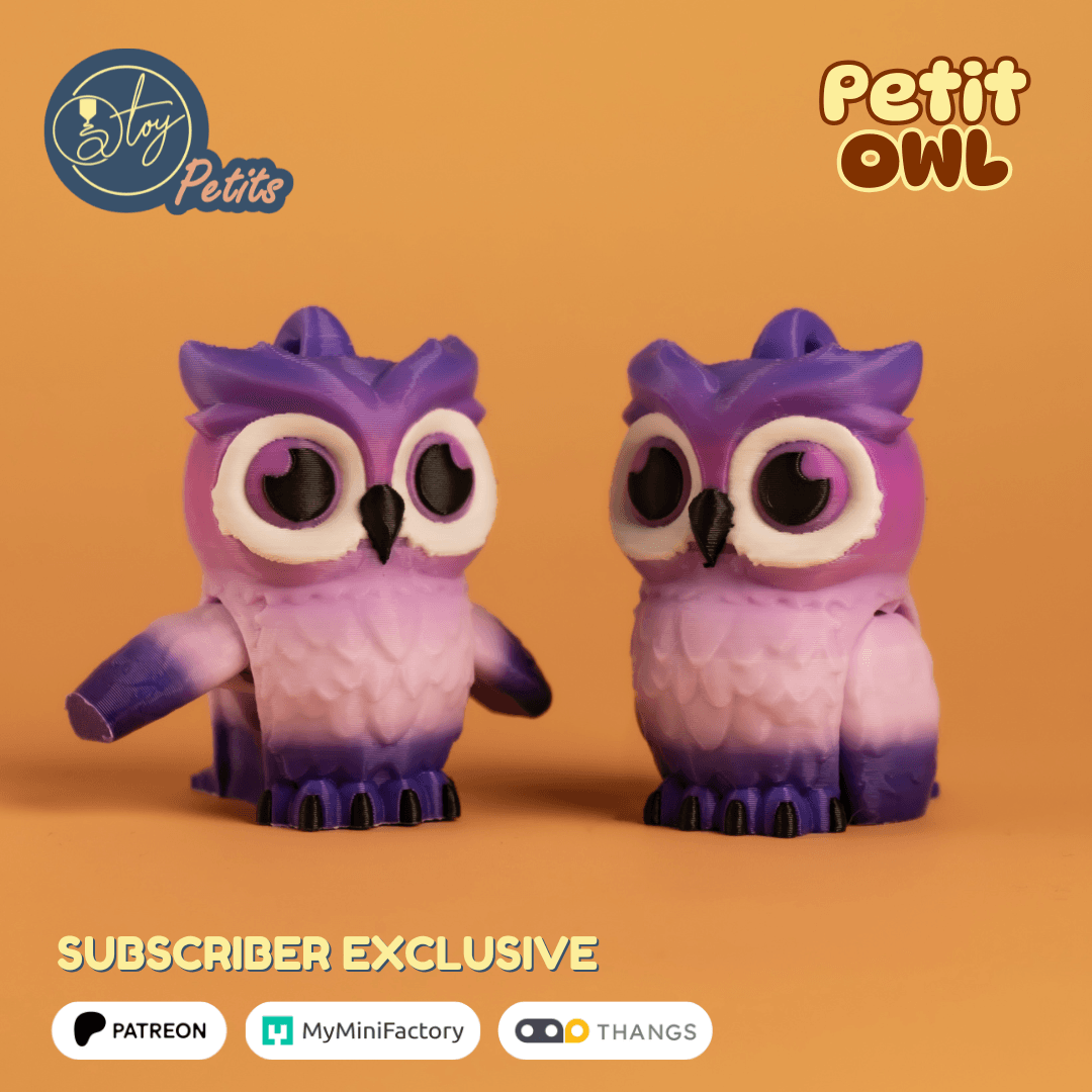 Petit Owl 3d model