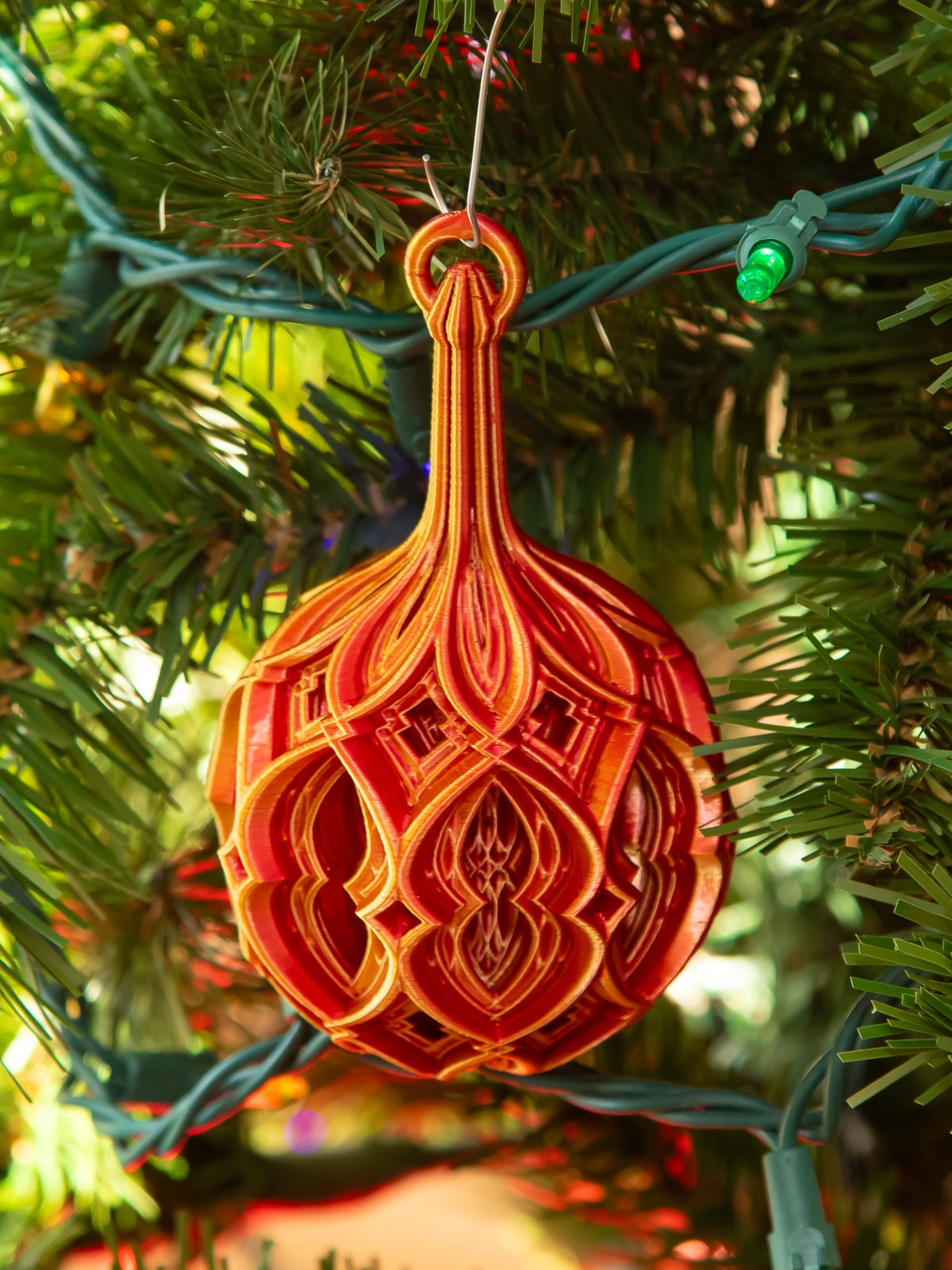 Stacked Diamond Christmas Ball 3d model