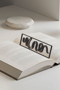 Snake Bookmark, Gift Idea 3d model