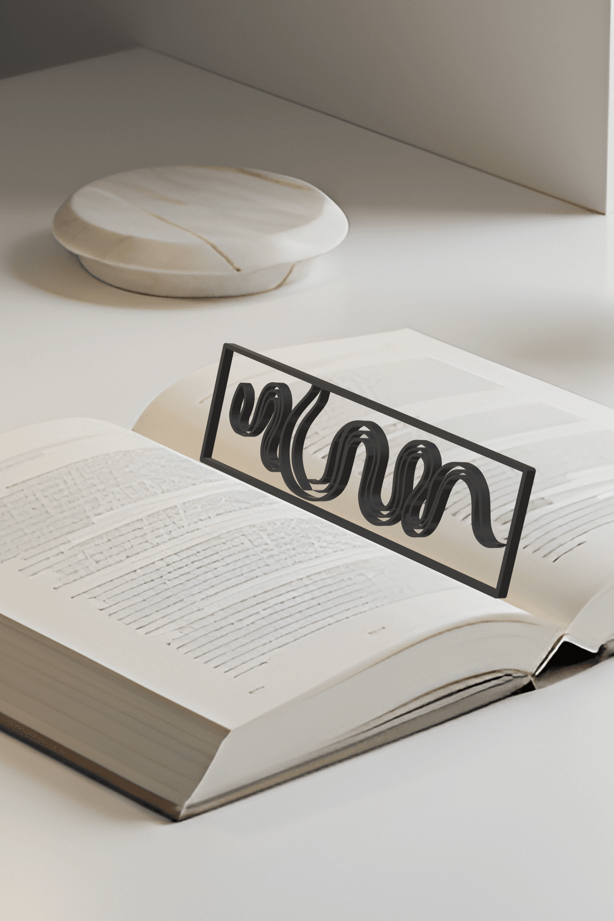 Snake Bookmark, Gift Idea 3d model