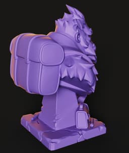 Bigfoot Bust | Elite Exclusive Custom Design 3d model