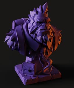 Bigfoot Bust | Elite Exclusive Custom Design 3d model