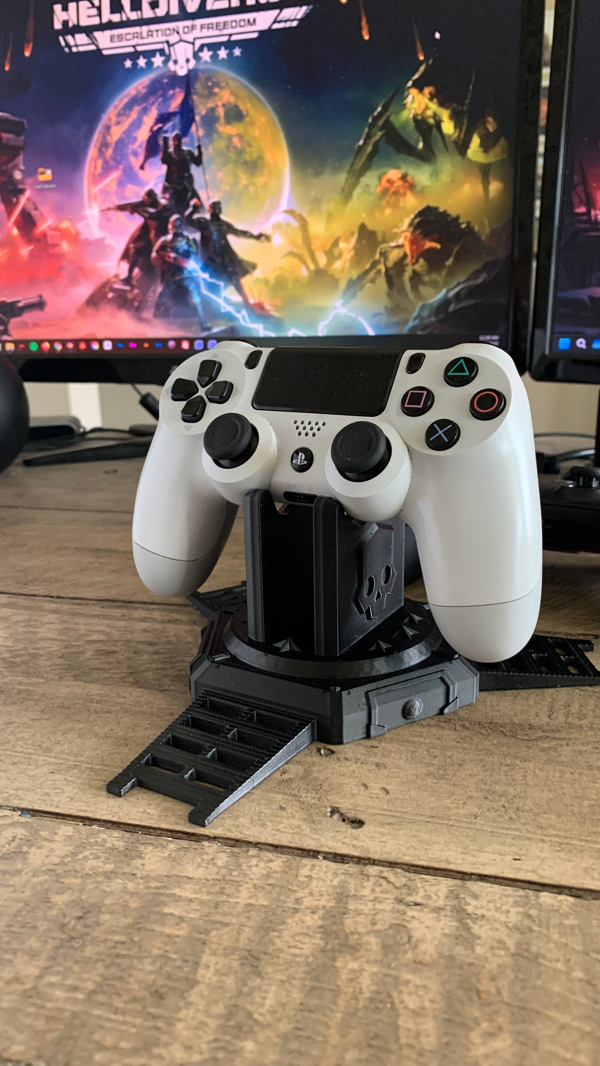 Helldivers 2 Themed Controller stand 3d model