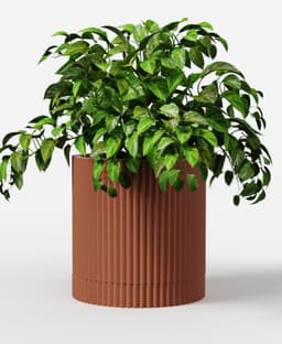 Planter Set (with secret drip tray) - ZIG Collection 3d model