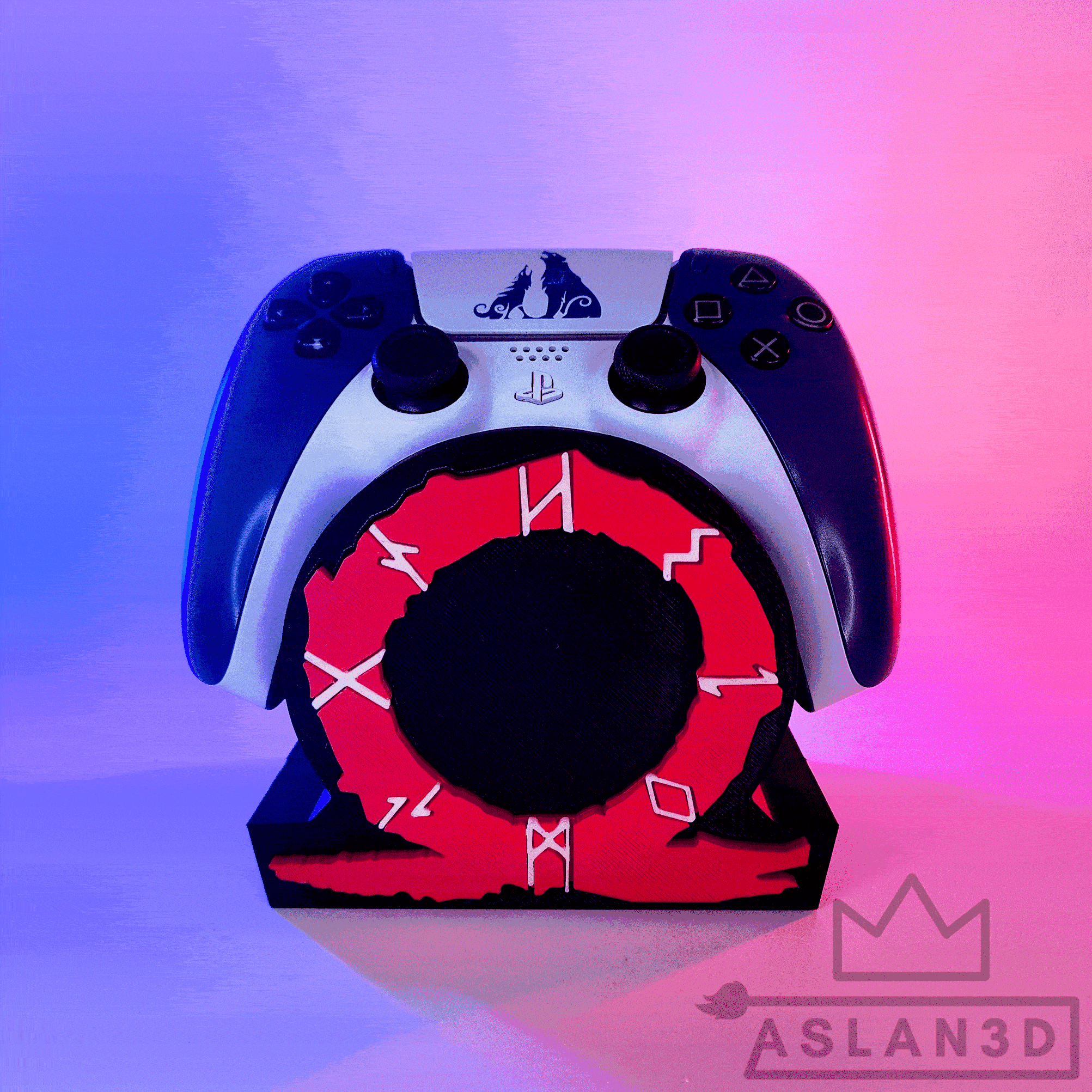 GOD OF WAR LOGO - CONTROLLER HOLDER 3d model