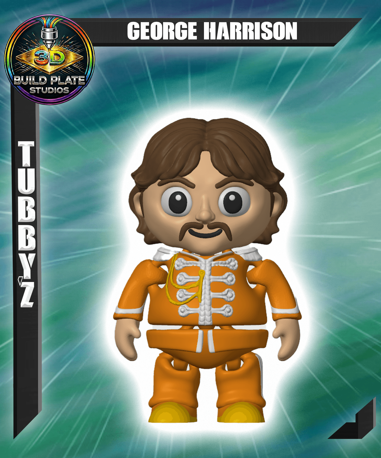 Music The Beatles George Harrison.3mf 3d model