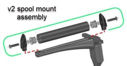 Side Spool System for Artillery Sidewinder X2 3d model