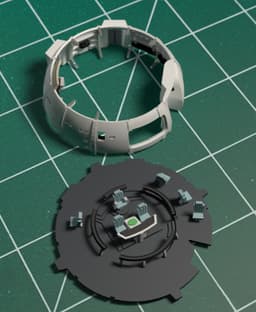 1/350 TVH Refit Bridge Interior 3d model