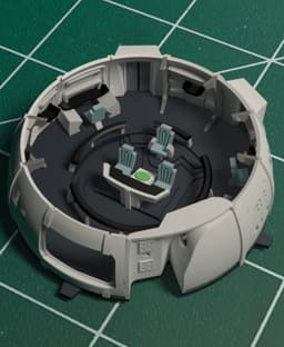 1/350 TVH Refit Bridge Interior 3d model