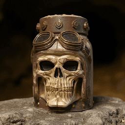 Aviator Skull Jar 3d model