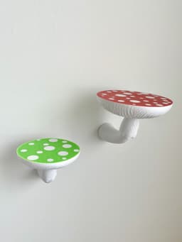 Mushroom Floating Shelf Decor /3MF 3d model