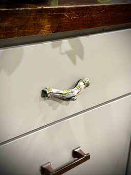 natural wood drawer handle 3d model