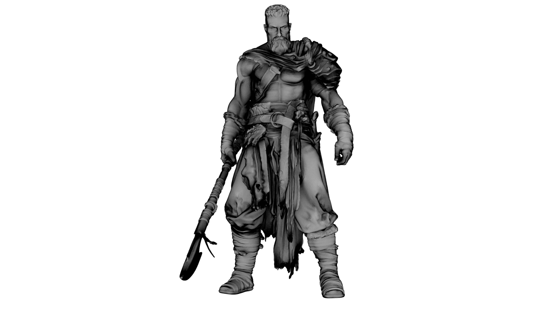 Wasteland Warrior 3d model