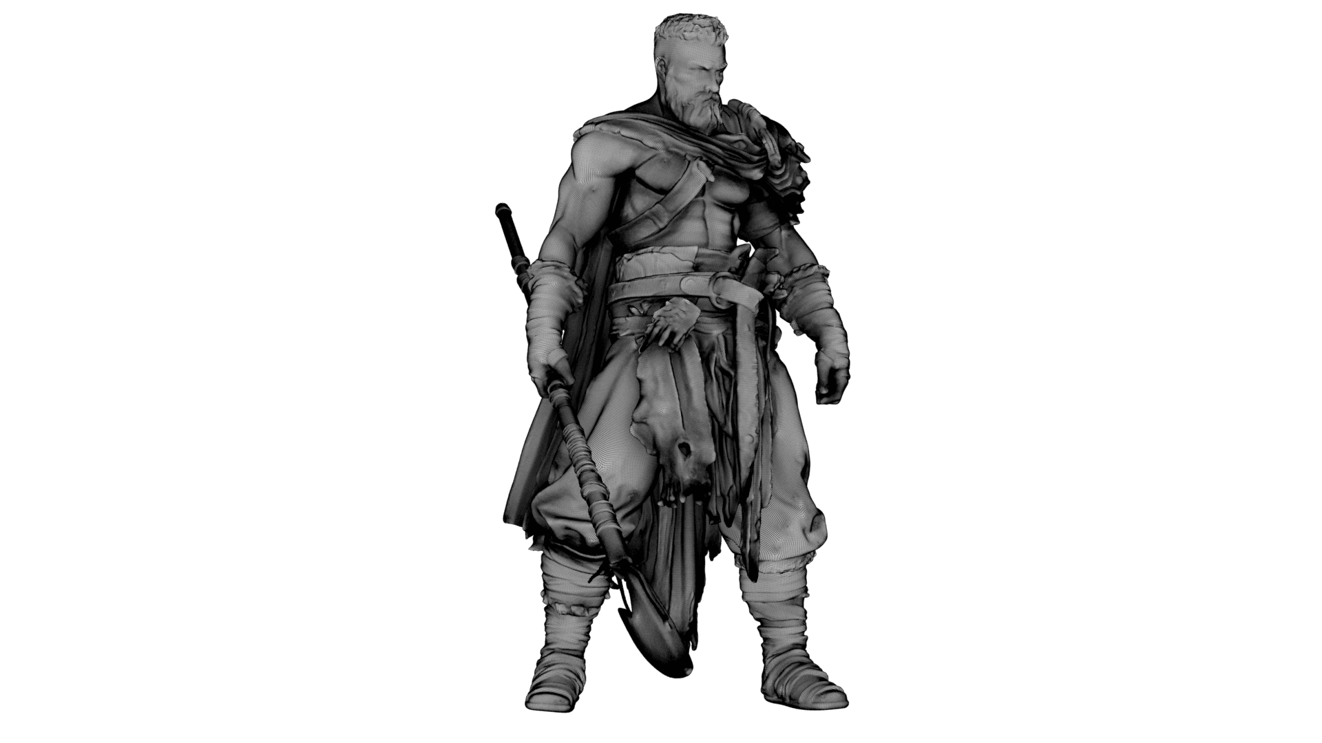 Wasteland Warrior 3d model