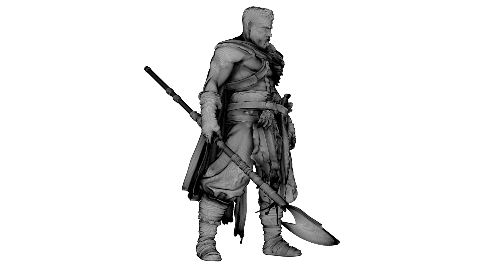 Wasteland Warrior 3d model