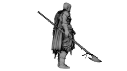 Wasteland Warrior 3d model