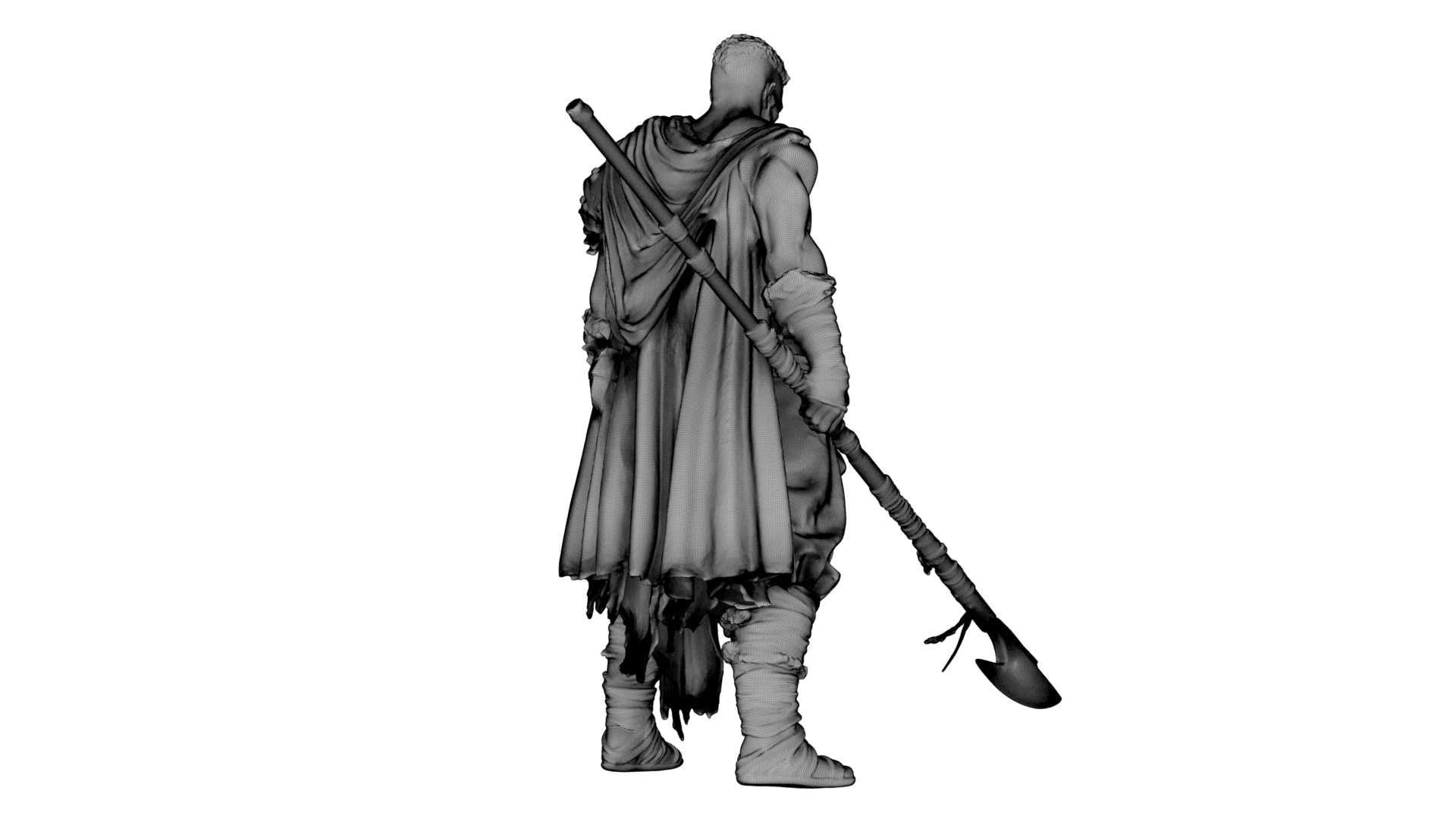Wasteland Warrior 3d model