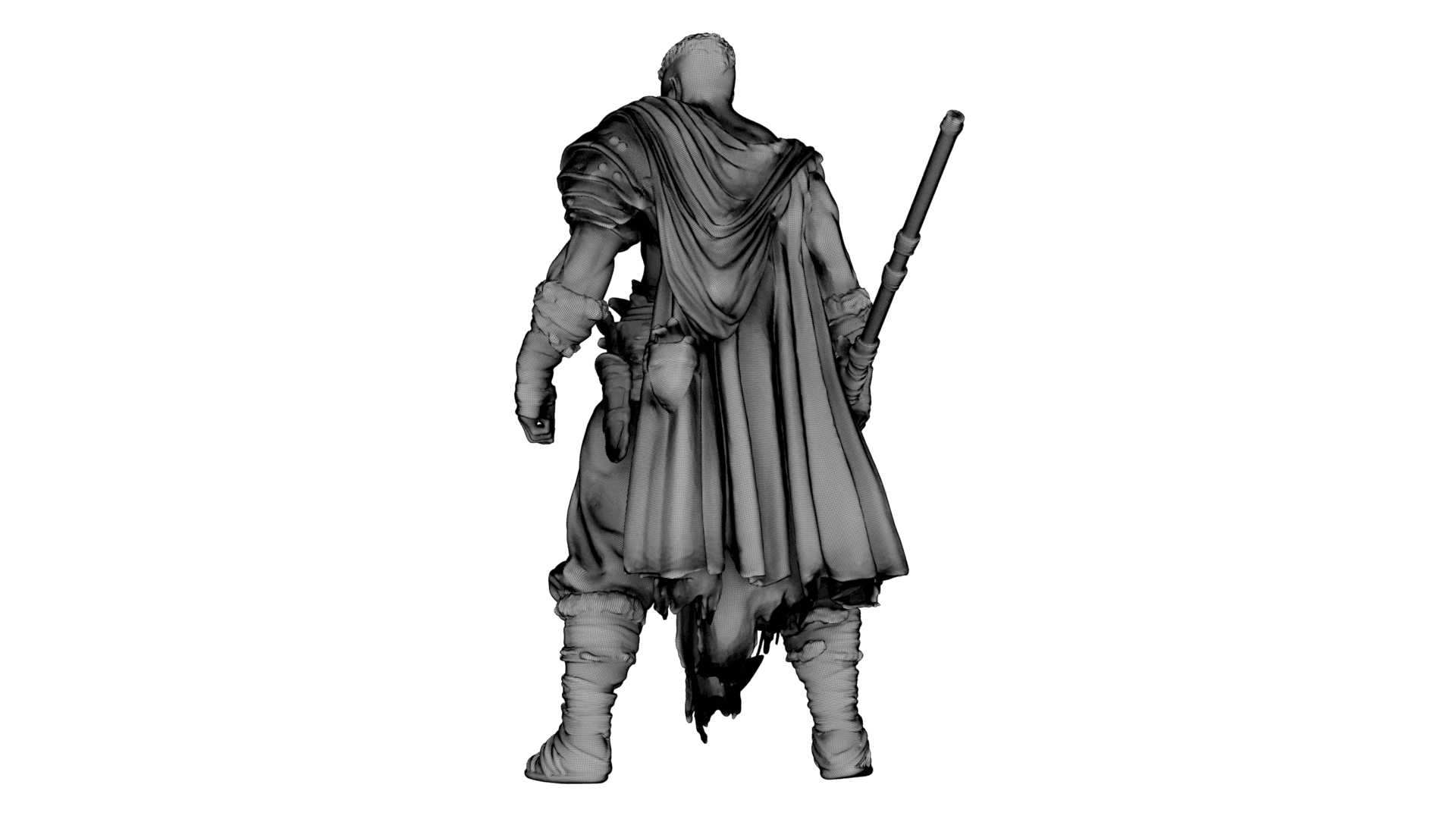 Wasteland Warrior 3d model