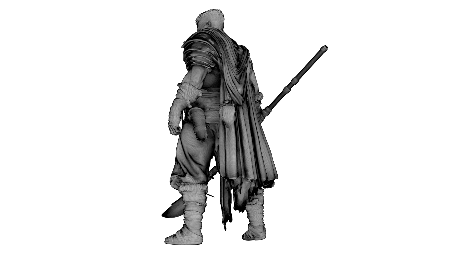 Wasteland Warrior 3d model