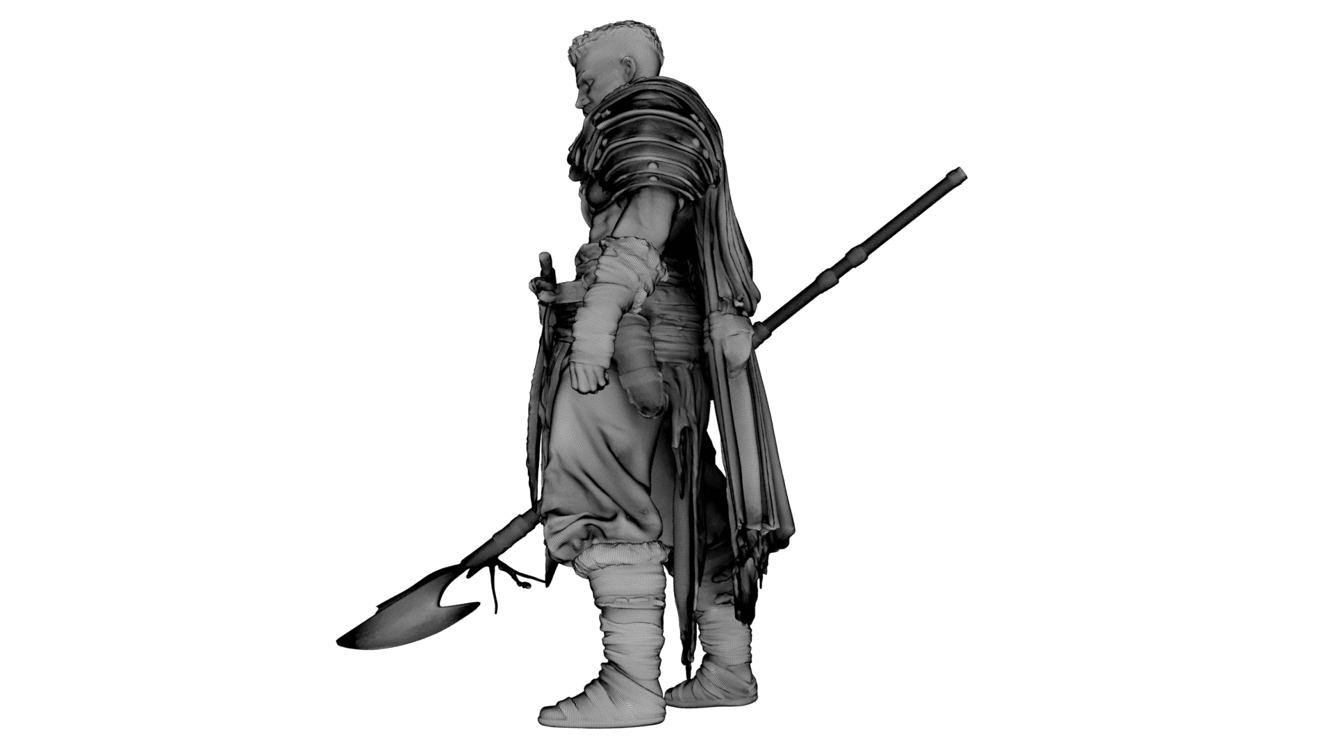 Wasteland Warrior 3d model