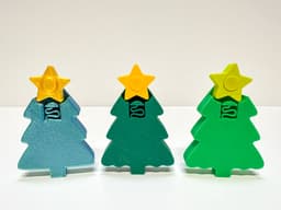 Clicky Christmas Tree Fidget 3d model