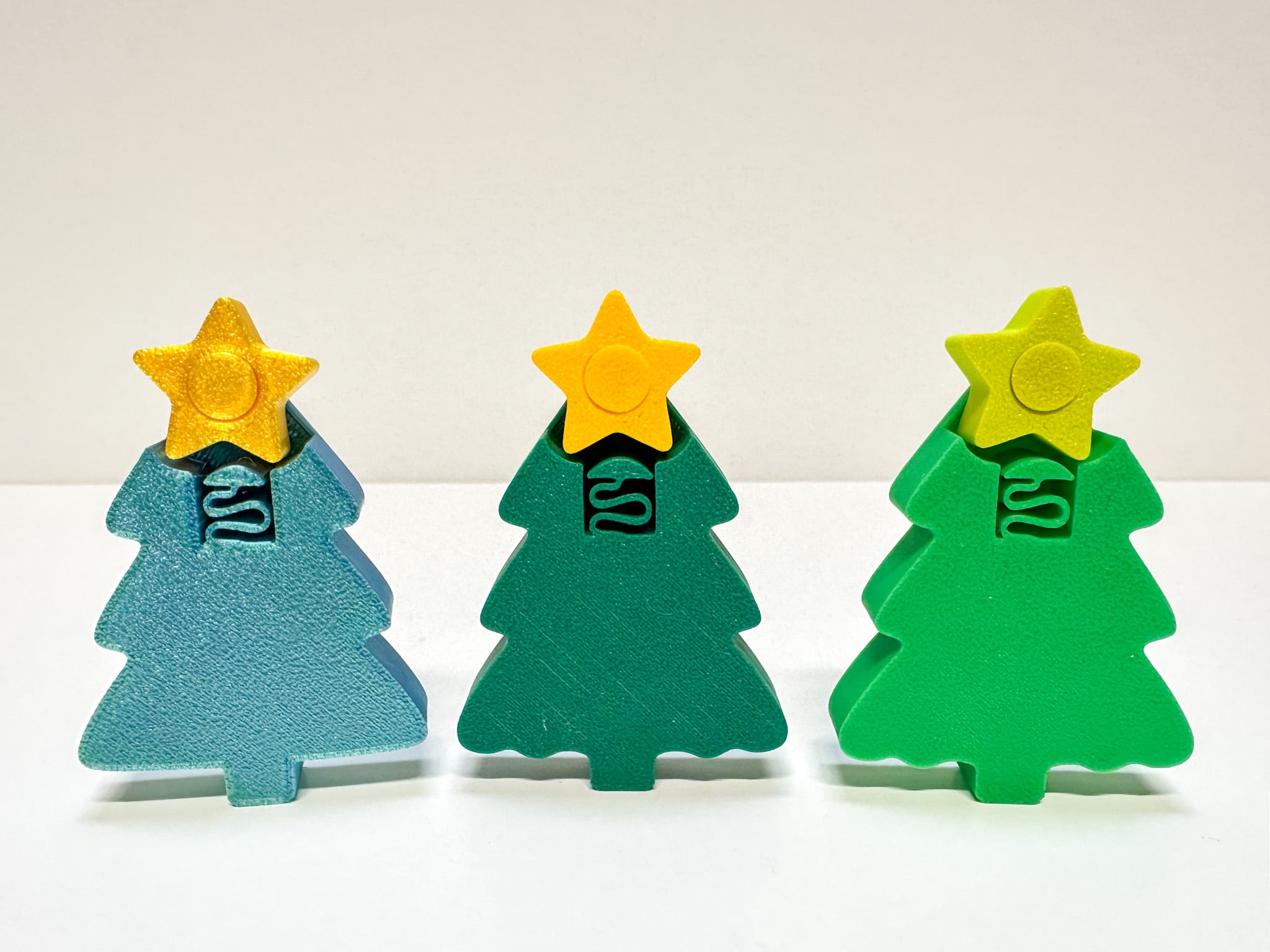 Clicky Christmas Tree Fidget 3d model