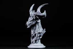 Venralthorn bust (Pre-Supported) 3d model