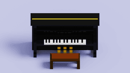 piano.obj 3d model