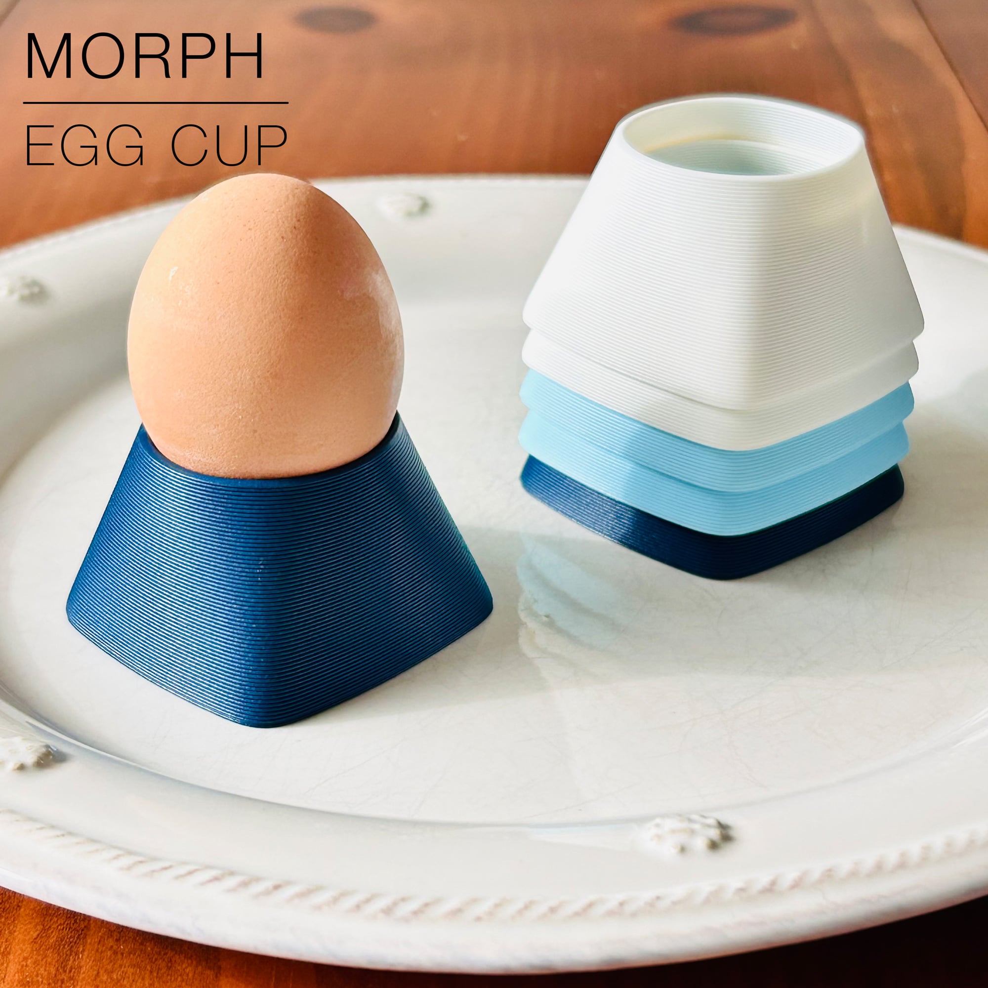 MORPH | Stackable Egg Cup 3d model