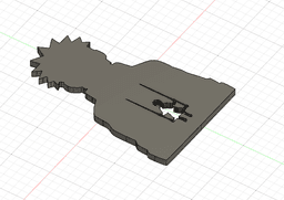 Silhouette de Naruto 3d model