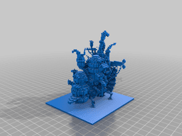 Minecraft Moving Castle 3d model