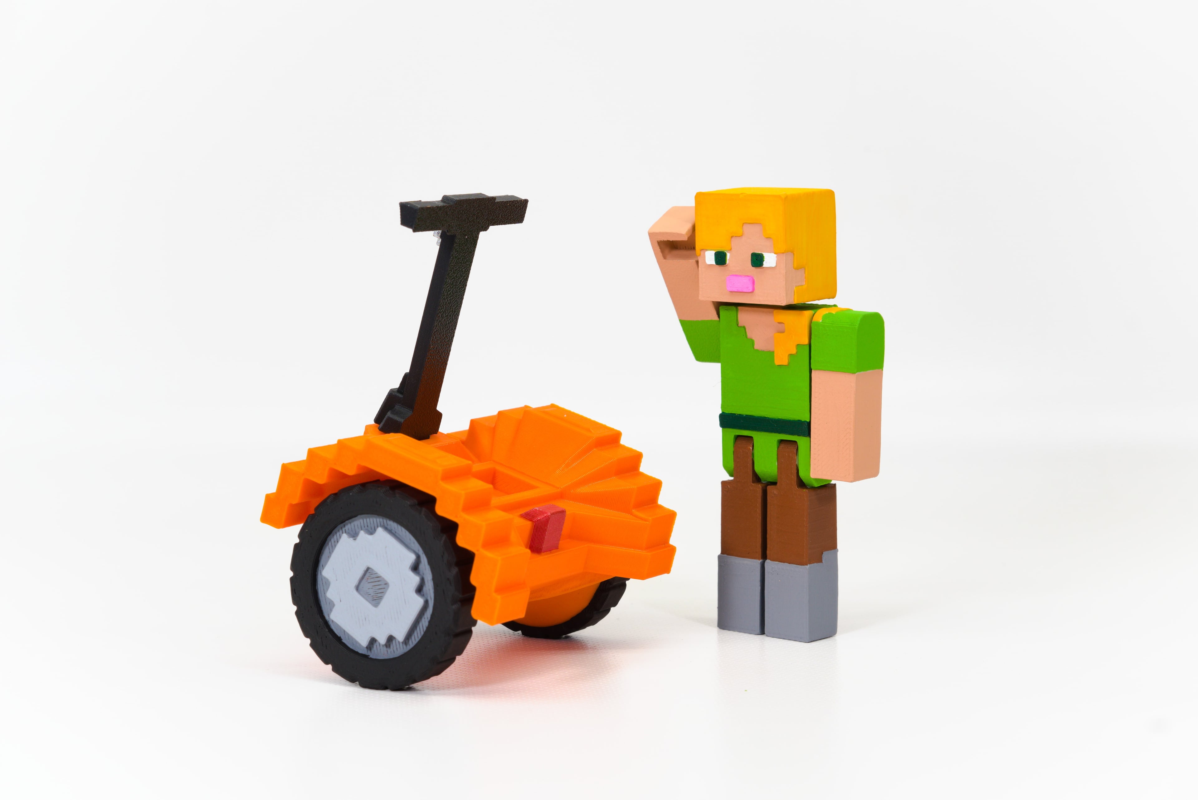 Minecraft Alex's Segway 3d model