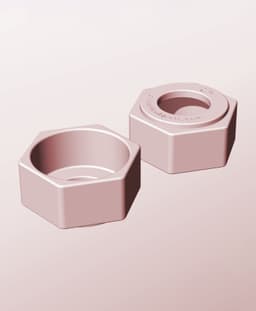 CH68-35-P Pierced container modular stackable module bin box 3d model