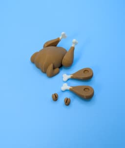 Thanksgiving Turkey Fidget Toy 3d model