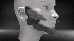 Cyborg Jaws armor V4 3d model