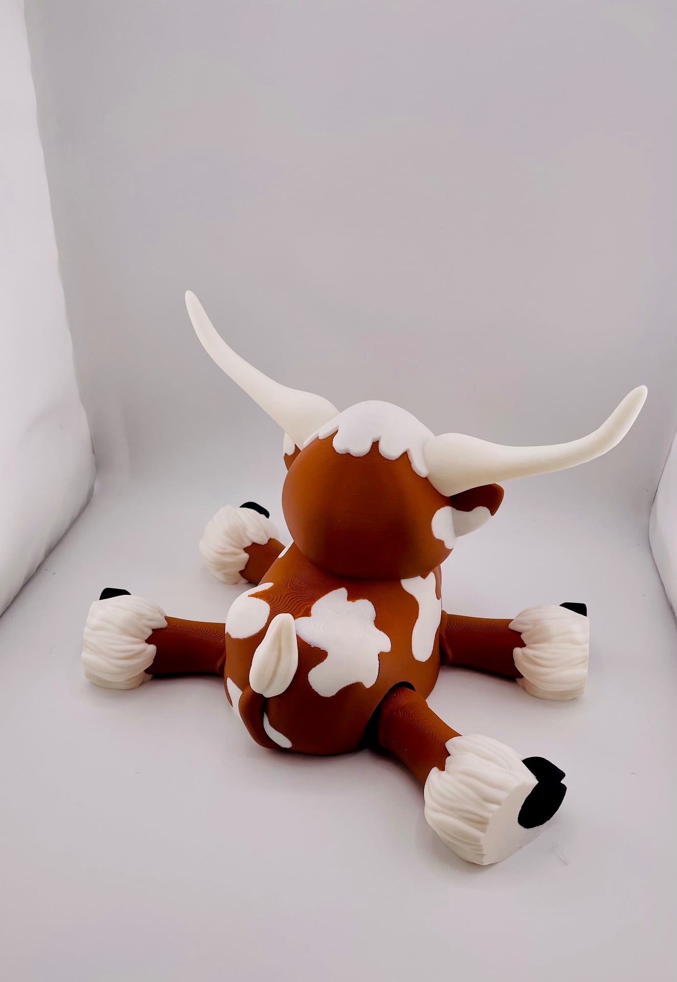 Longhorn Cow Flexi 3d model