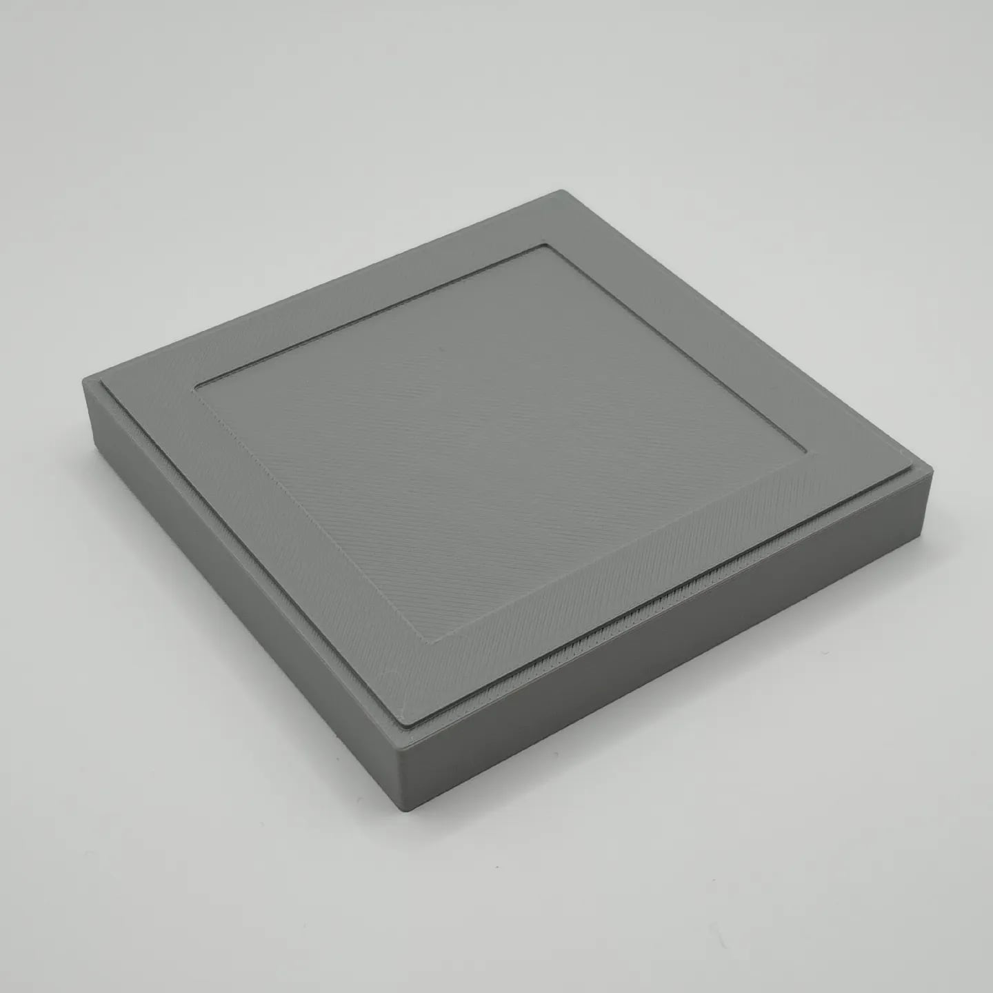 Square designed Coaster 3d model
