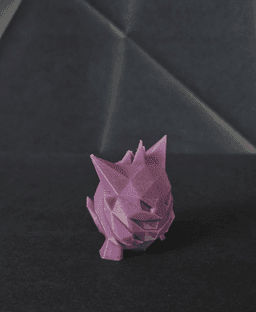 Gengar Low Poly Pokemon 3d model