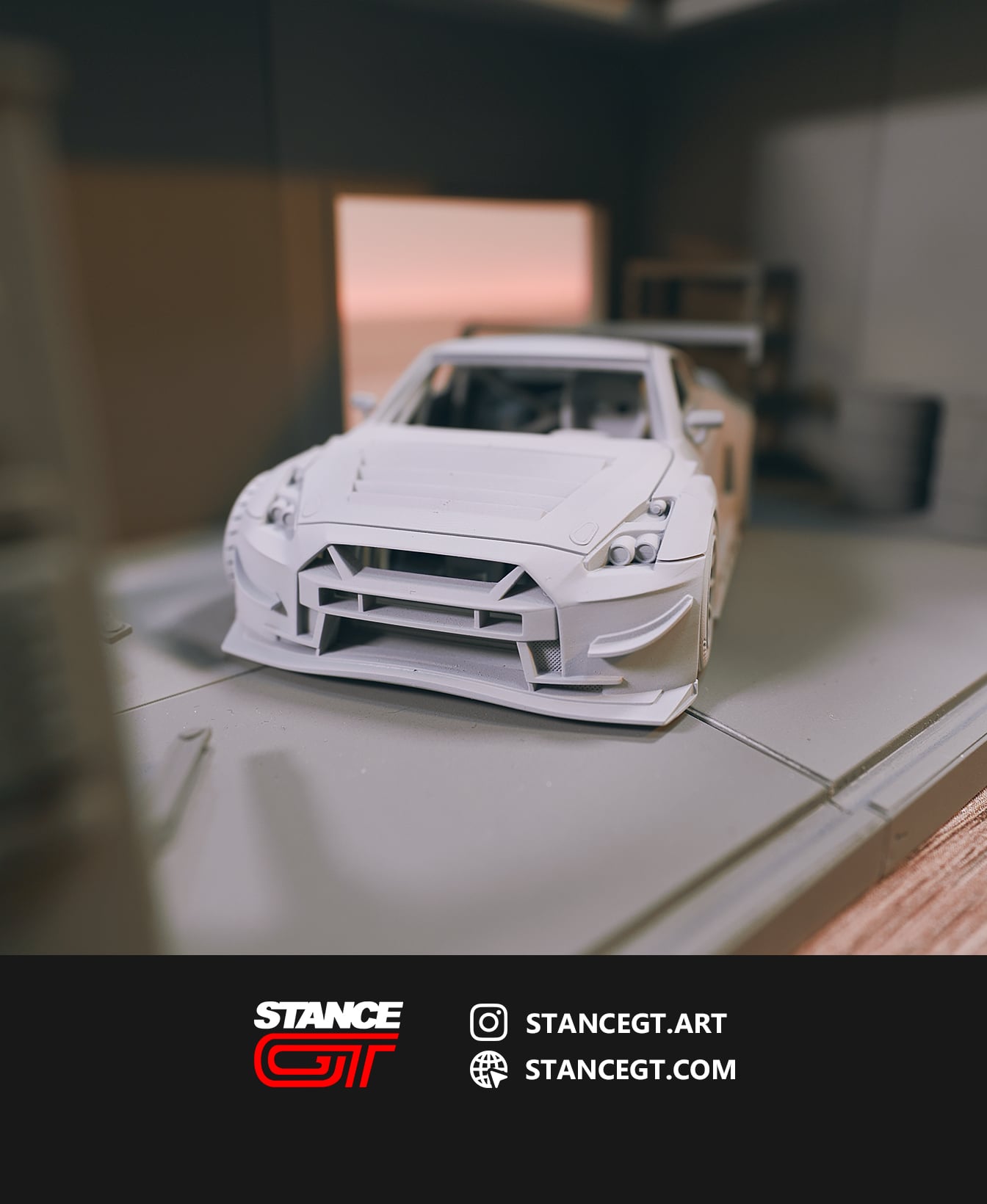 GTR GT3 | Model Kit Car 3d model