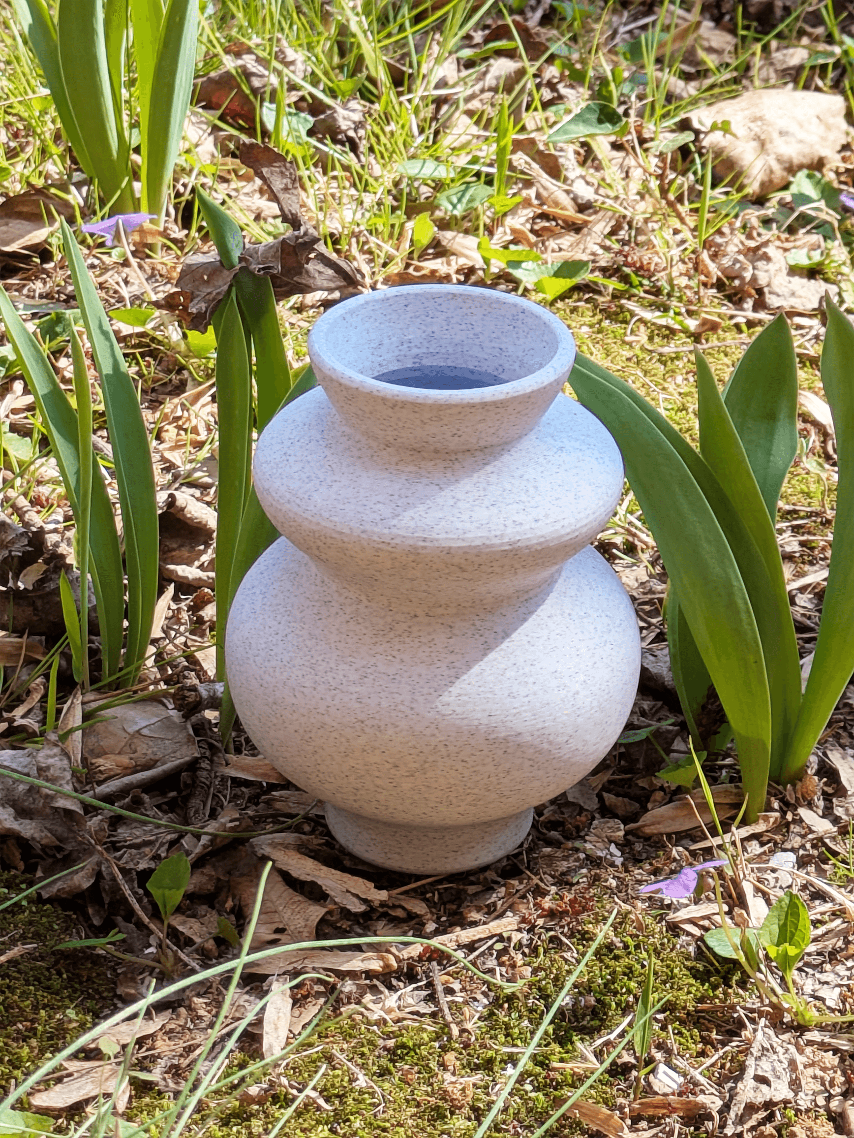 Cairn Vase - Stacked Stone Vase 3d model