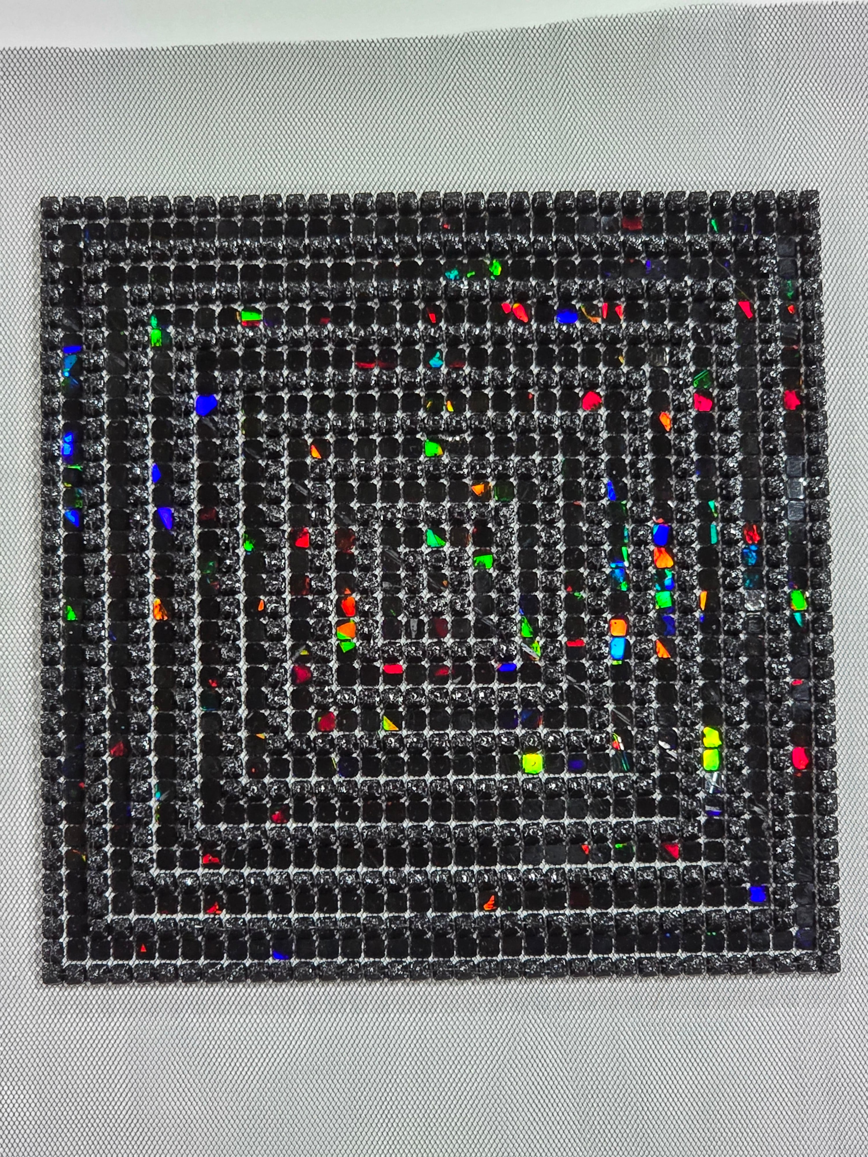 Two stage 3d print on fabric pattern 3d model